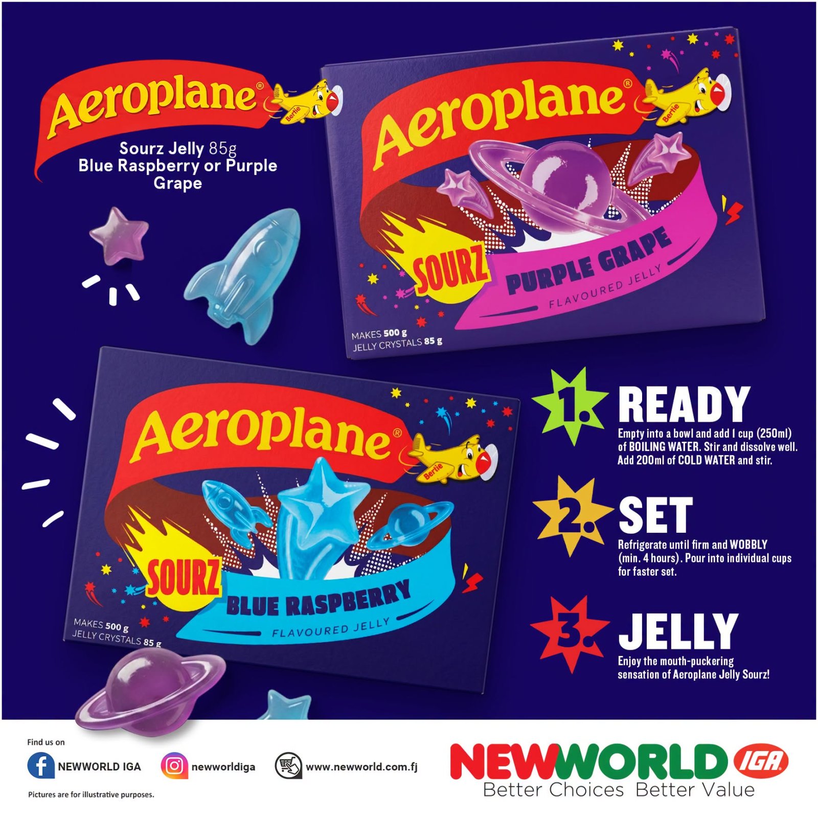 Aeroplane Sourz Jelly Multi-Pack