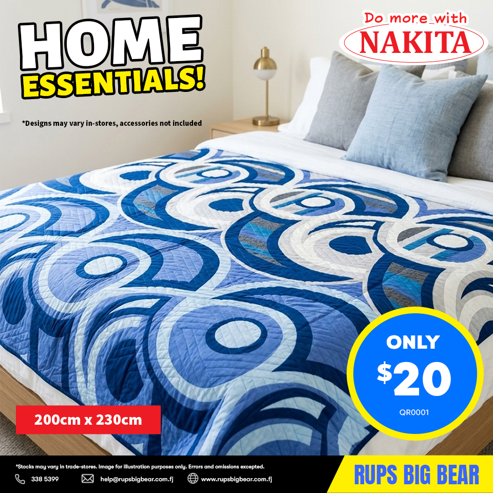 Blue Patterned Quilt