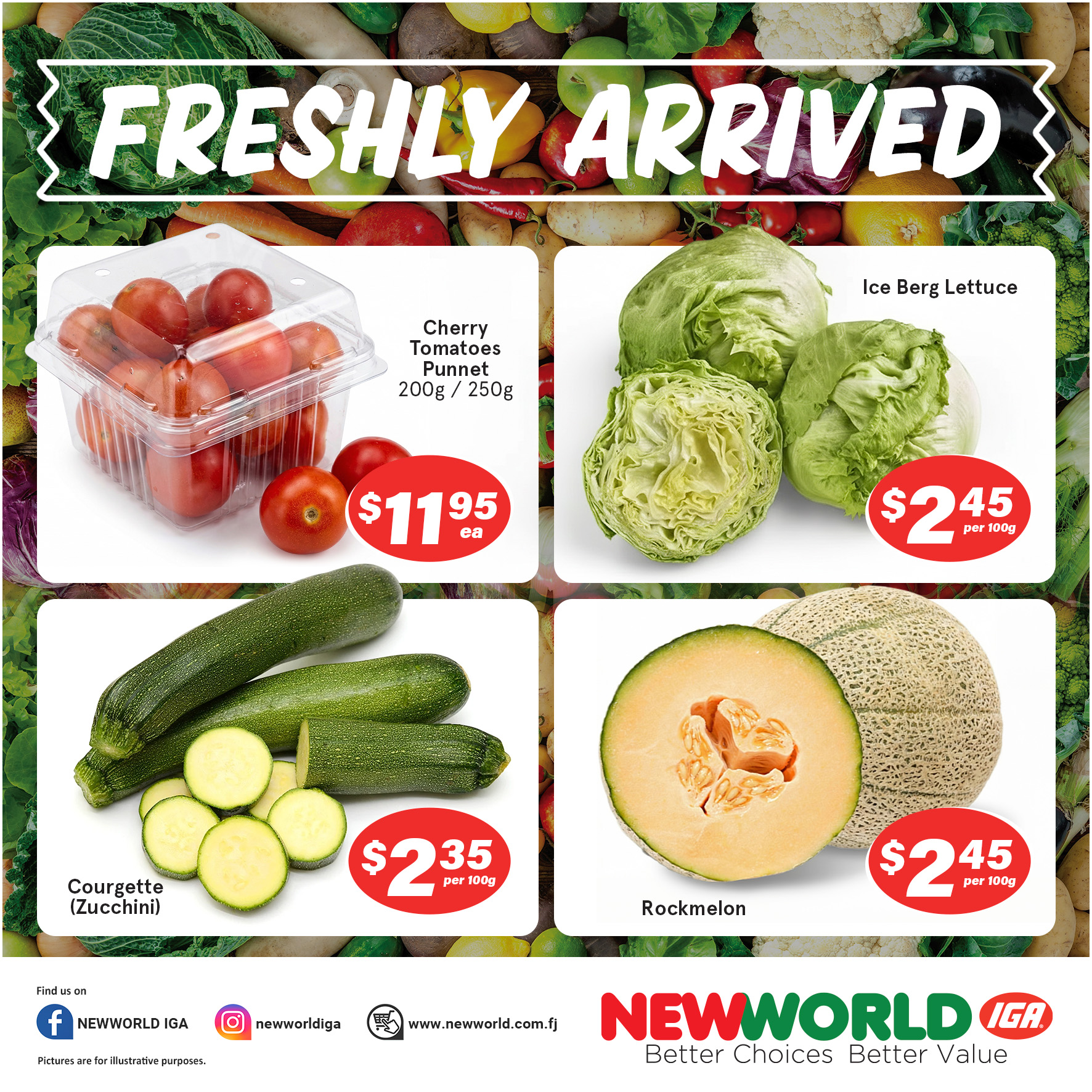 Freshly Arrived Weekly Specials