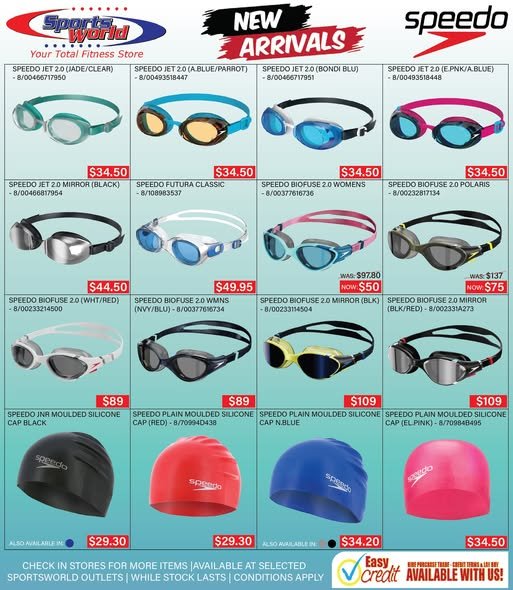 NEW Speedo Arrivals – Goggles & Swim Caps - Page 1