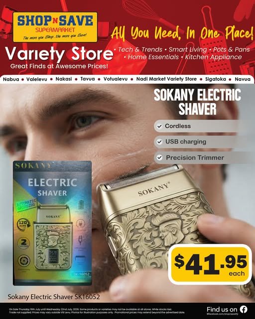 Sokany Electric Shaver SK16052
