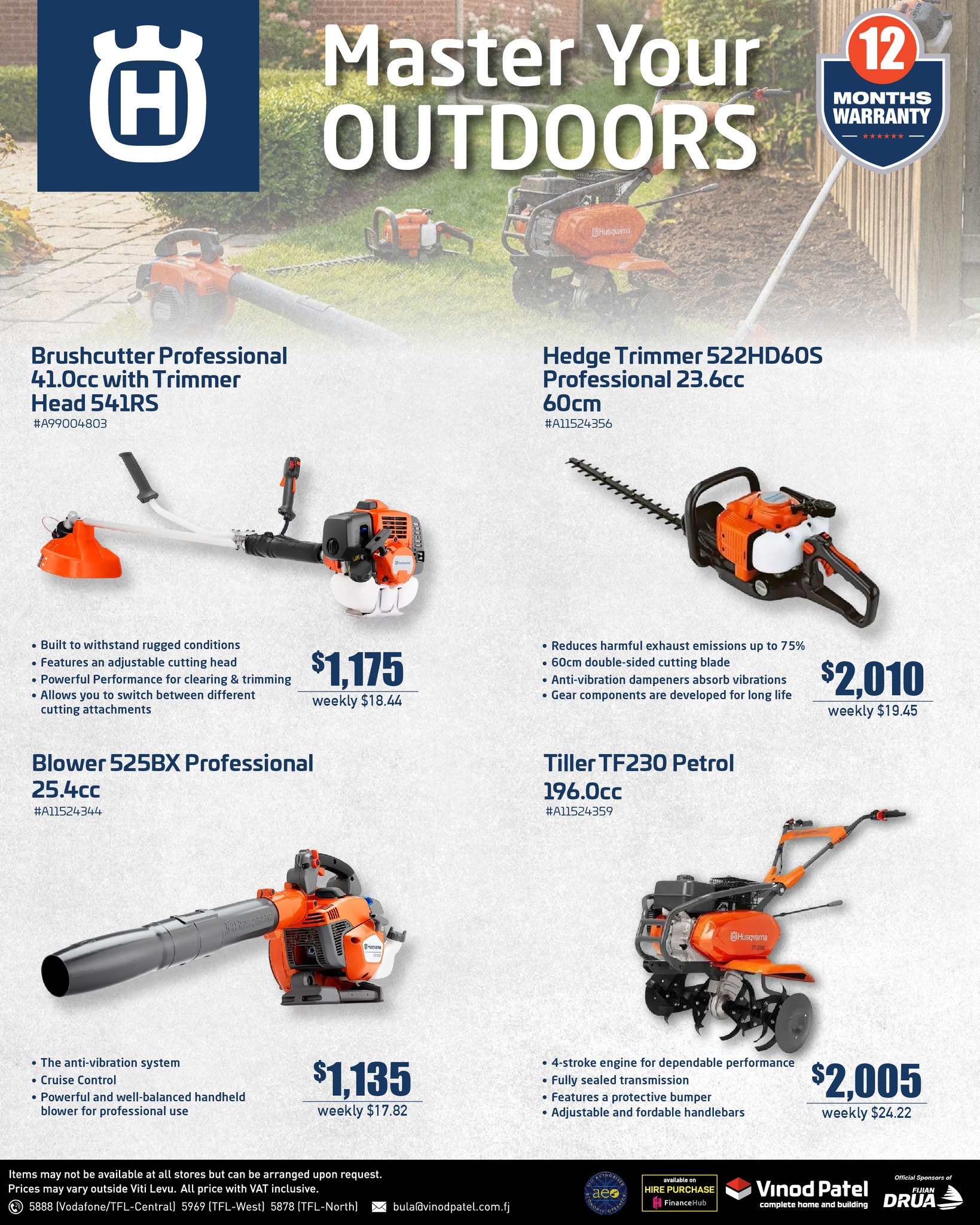 Master Your Outdoors - Husqvarna Professional Equipment