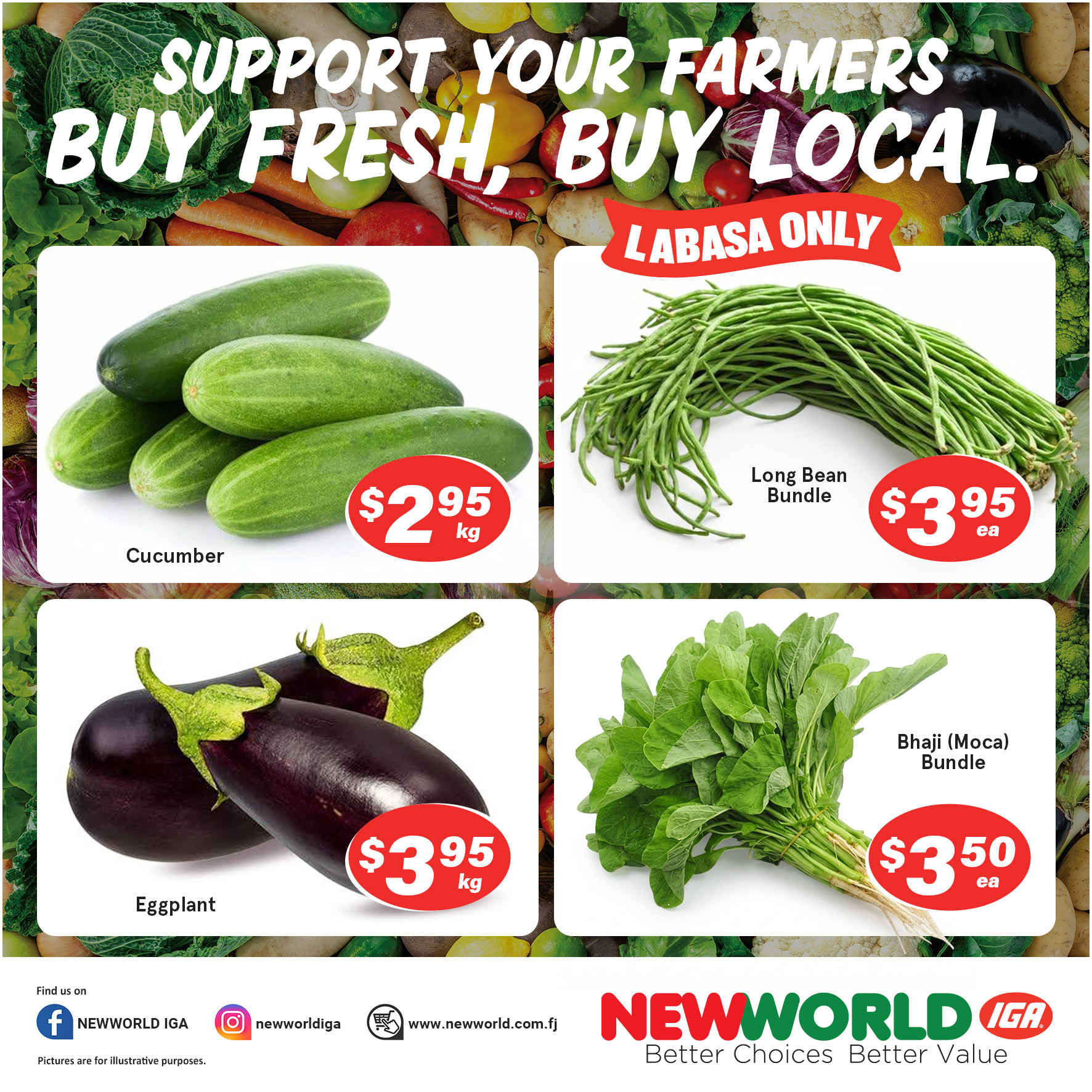 Fresh Local Produce – Labasa Only