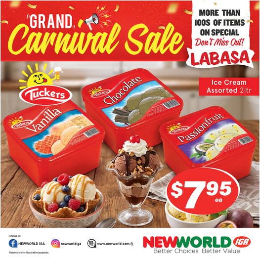 Grand Carnival Sale – Ice Cream Special