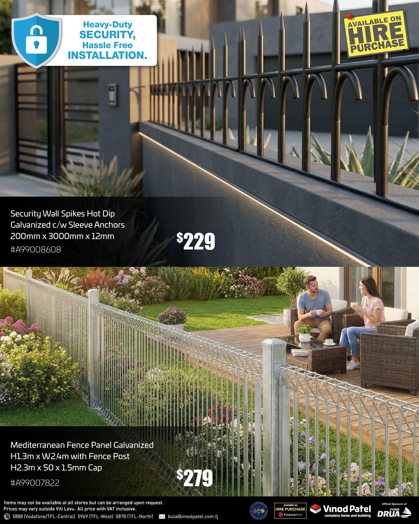 Security Fencing & Wall Spikes Promotion - Page 1