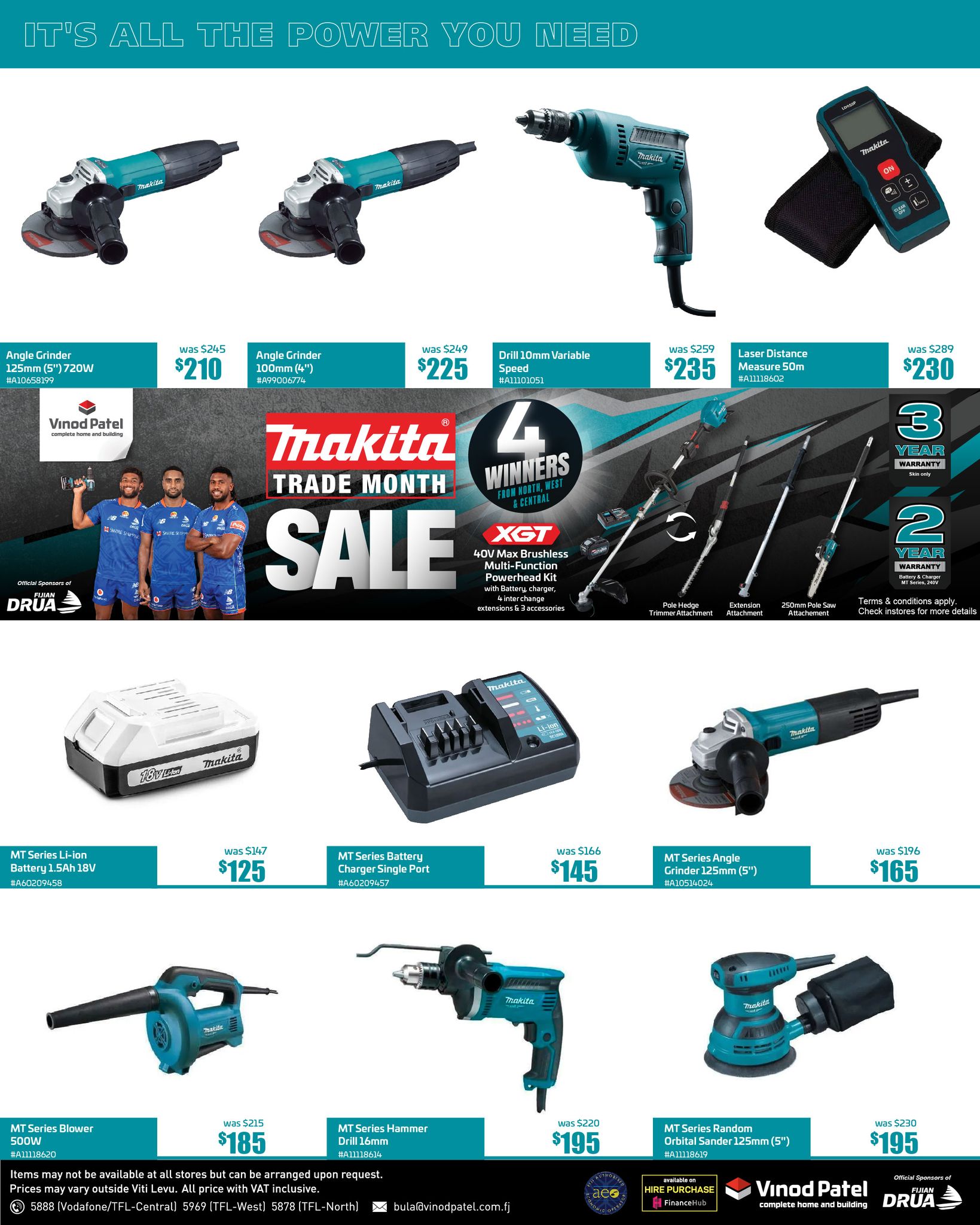 Makita Trade Month Sale – Power Tools & Accessories