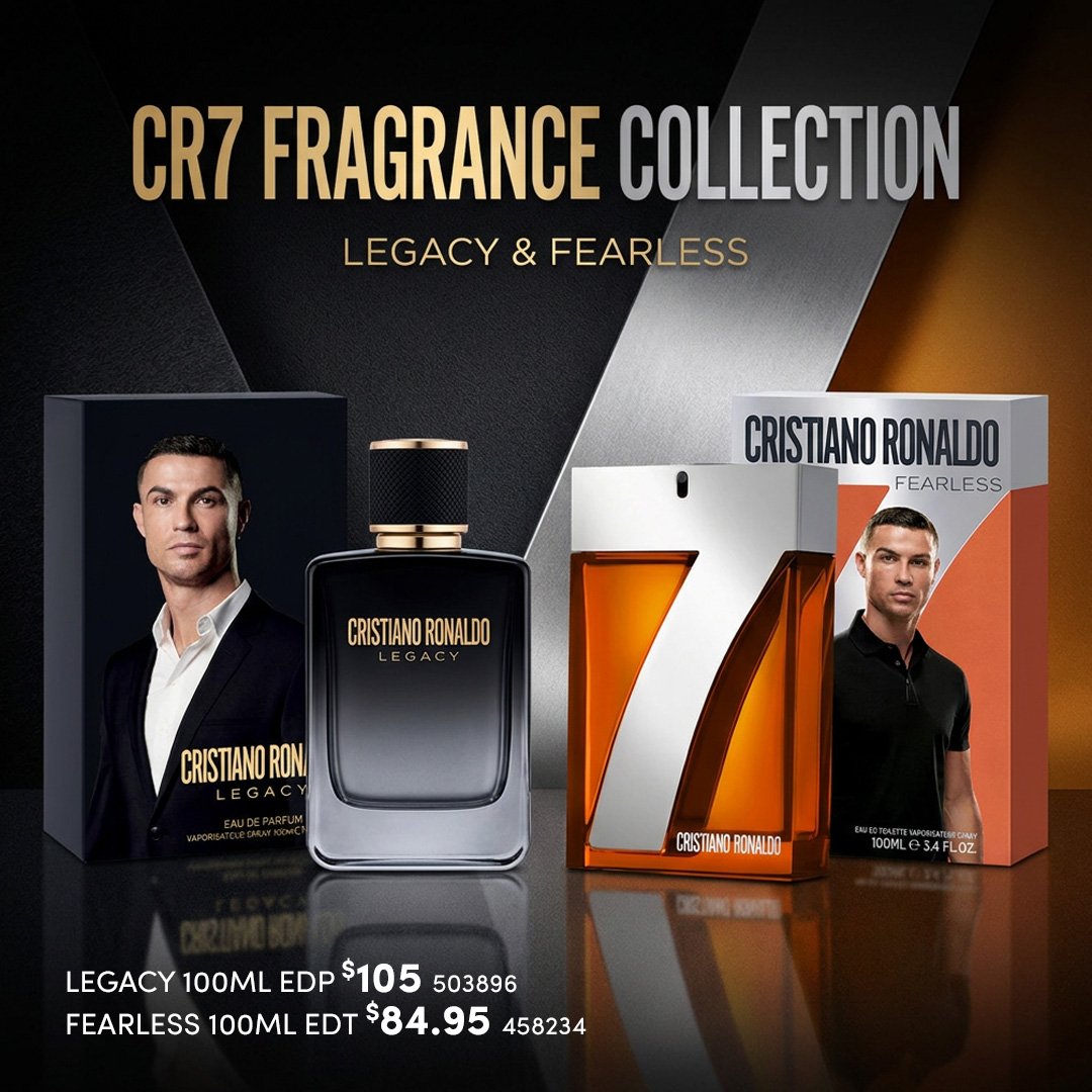 CR7 Fragrance Collection — Legacy & Fearless - Page 1