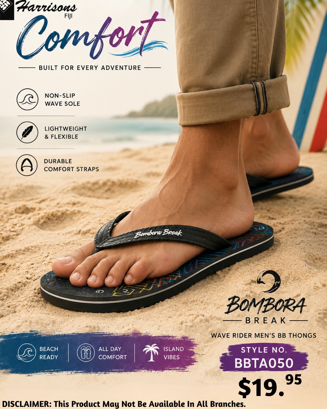 Bombora Break Wave Rider Men's BB Thongs
