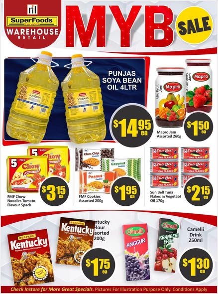 Superfoods MYB Sale - Multi-Product Warehouse Specials