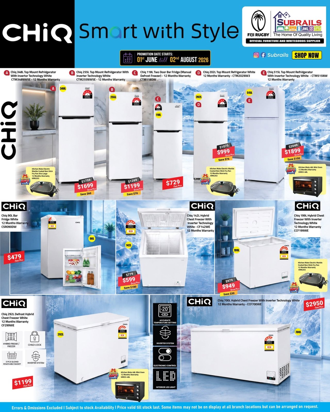 CHiQ Smart with Style – June to August 2026