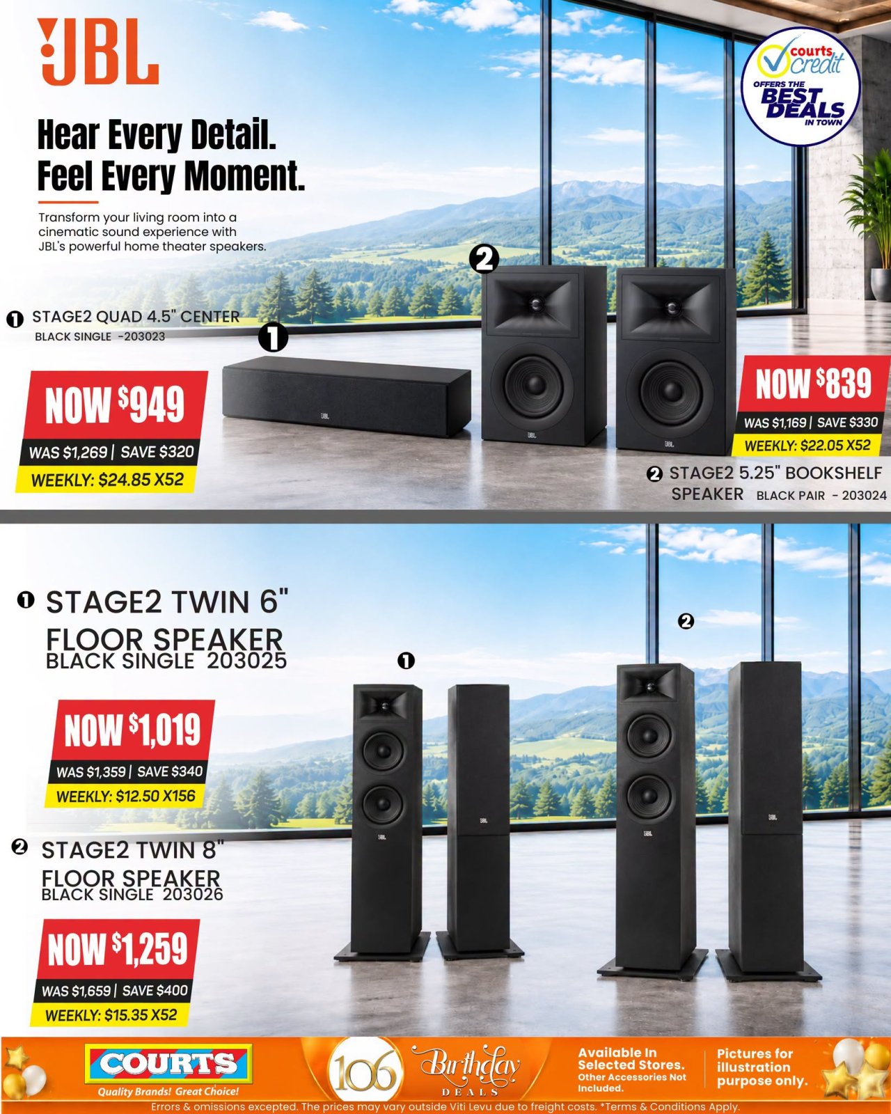 JBL Home Theater Speakers Sale