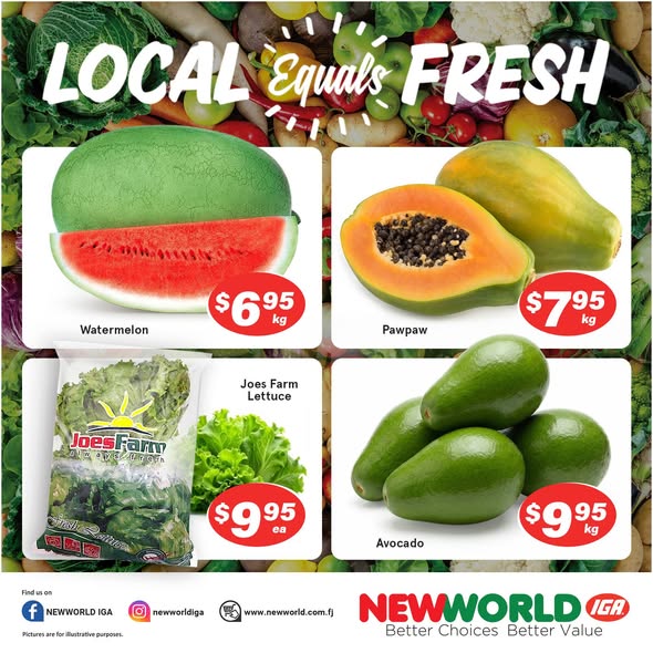 Local Equals Fresh - Weekly Produce Specials