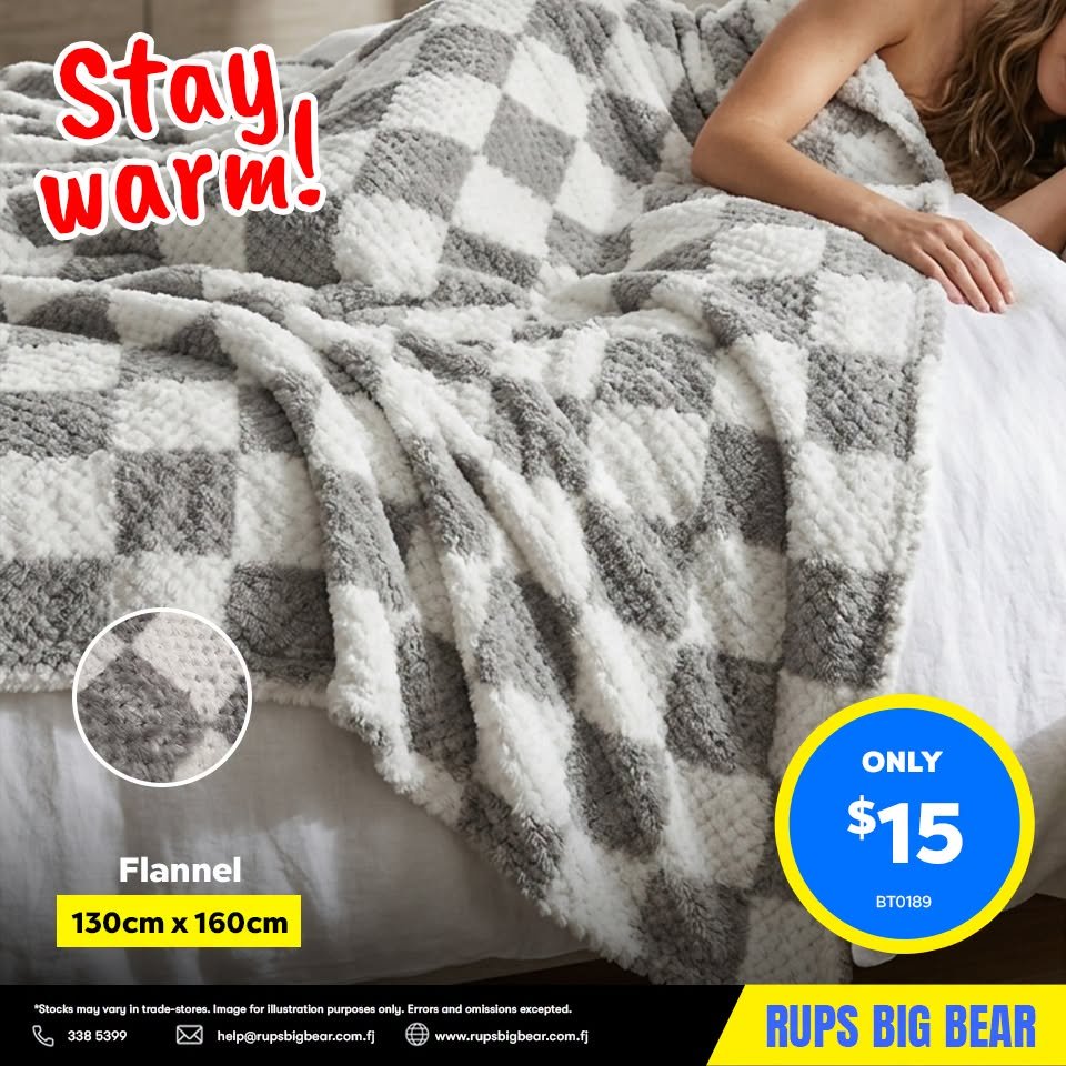 Flannel Blanket - Stay Warm