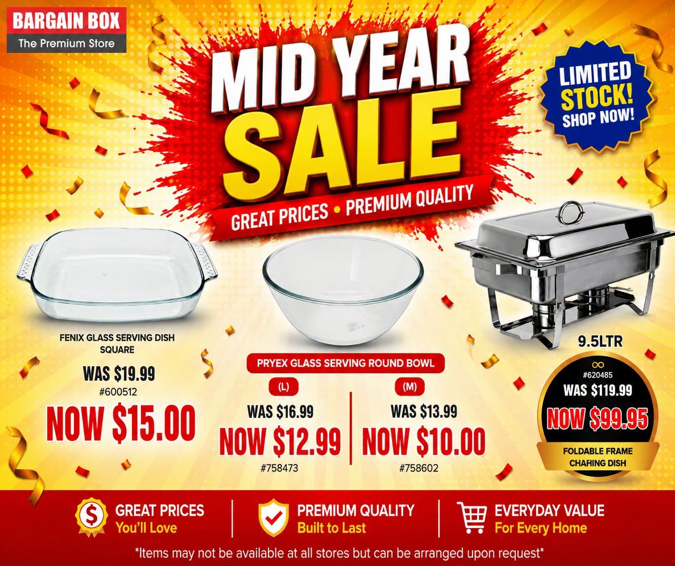 Mid Year Sale – Kitchen & Serving Essentials