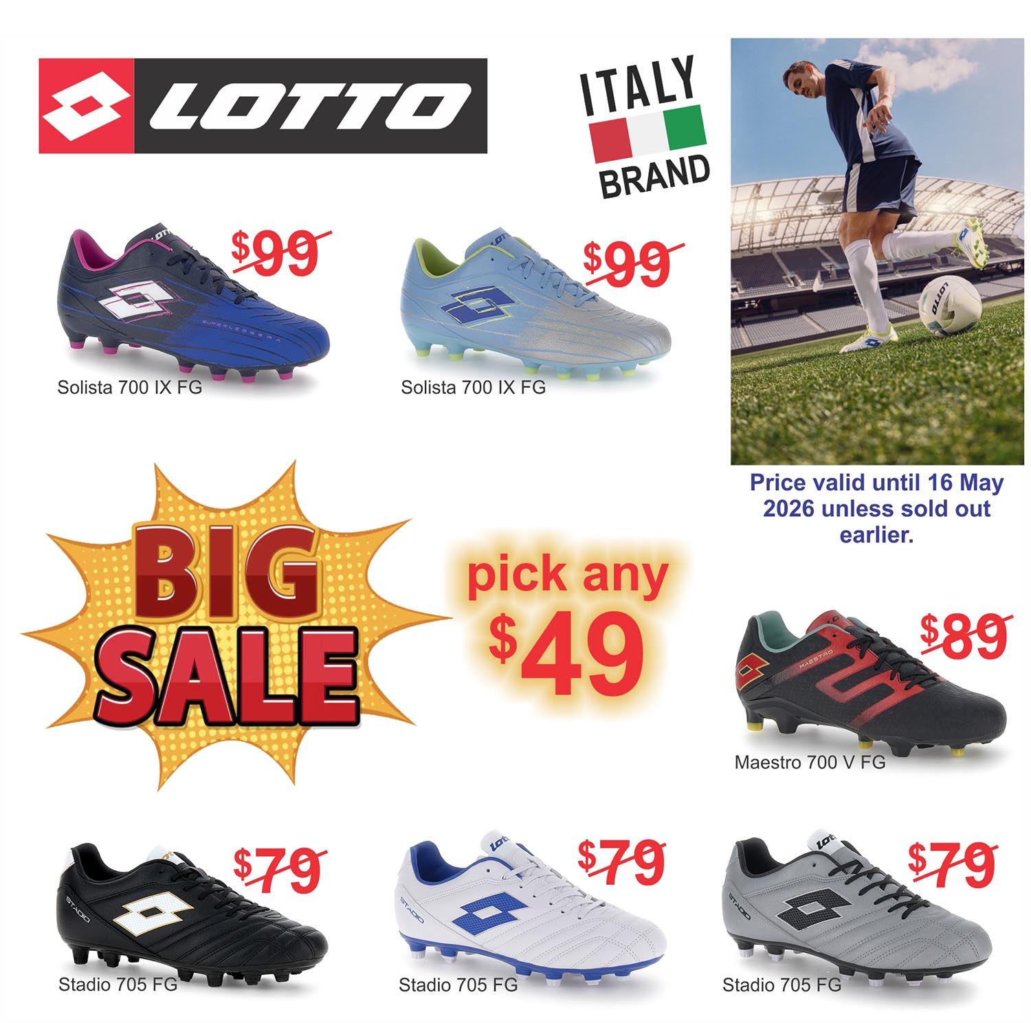 Lotto Football Boots Big Sale