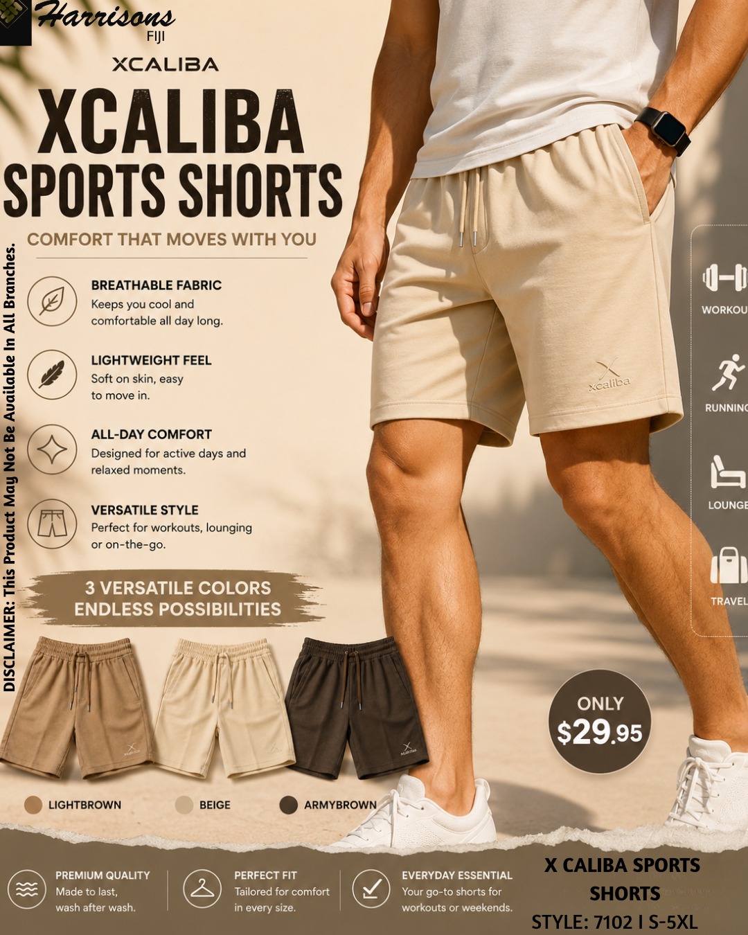 XCaliba Sports Shorts