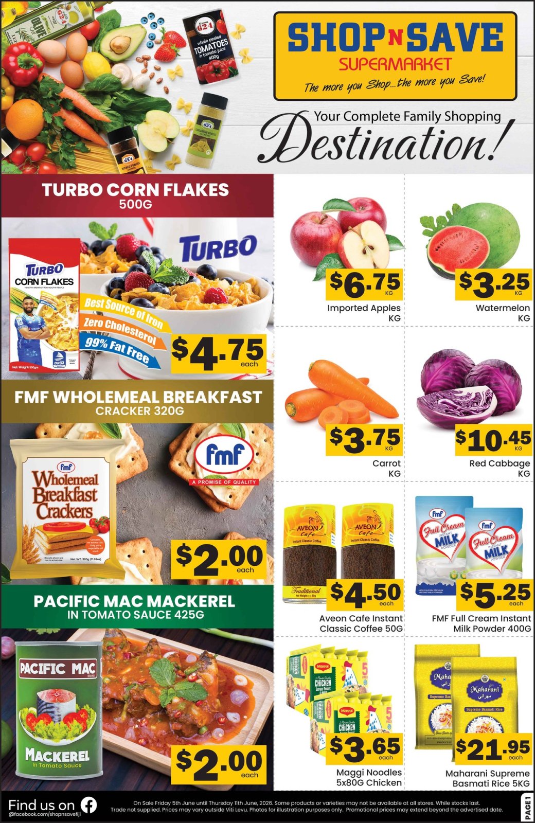 Shop N Save Weekly Supermarket Specials - Page 1