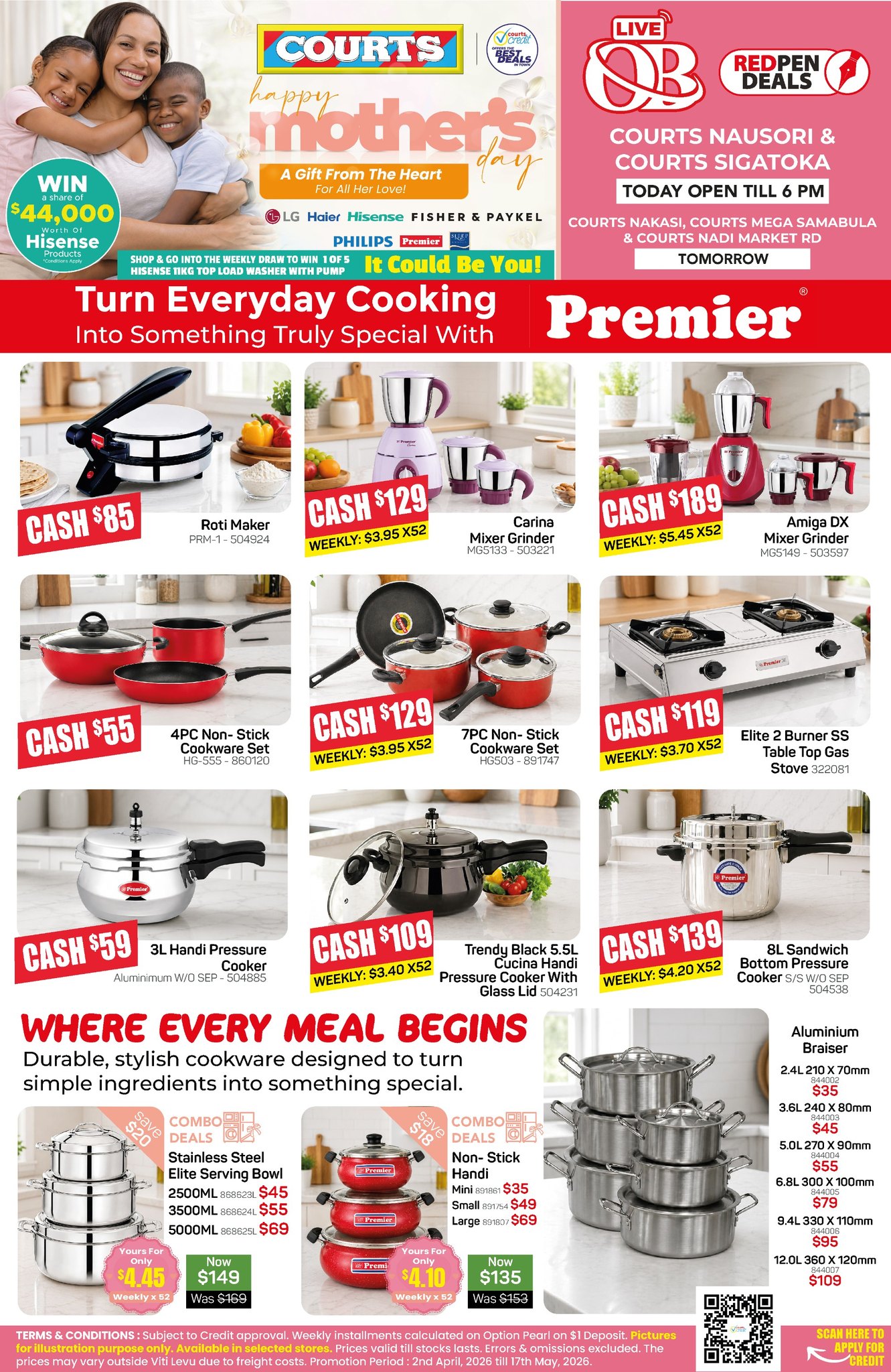 Premier Kitchen Appliances & Cookware Promotion