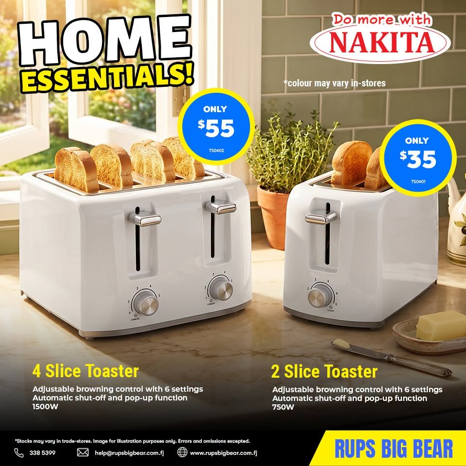 Home Essentials: Nakita Toasters