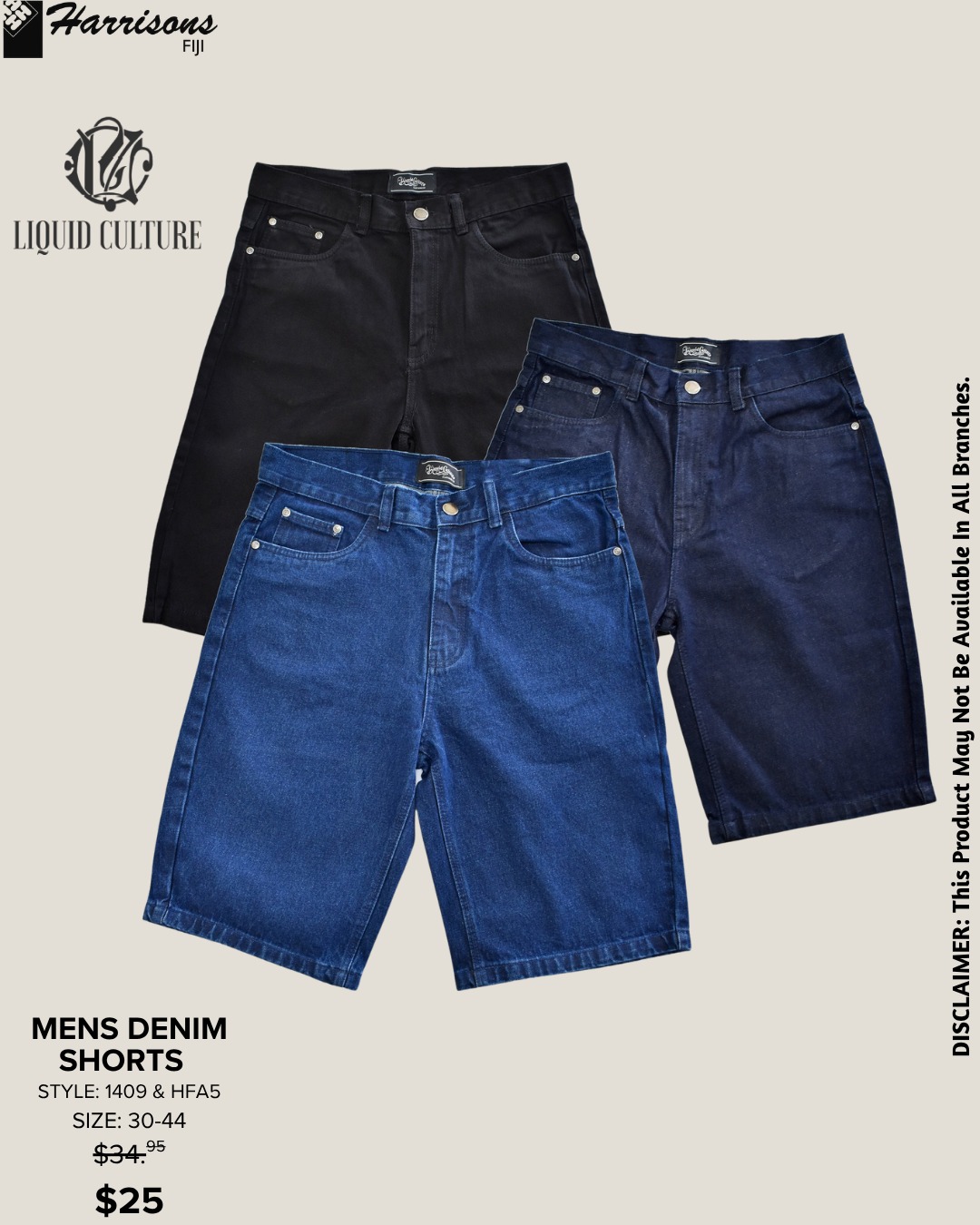 Men's Denim Shorts