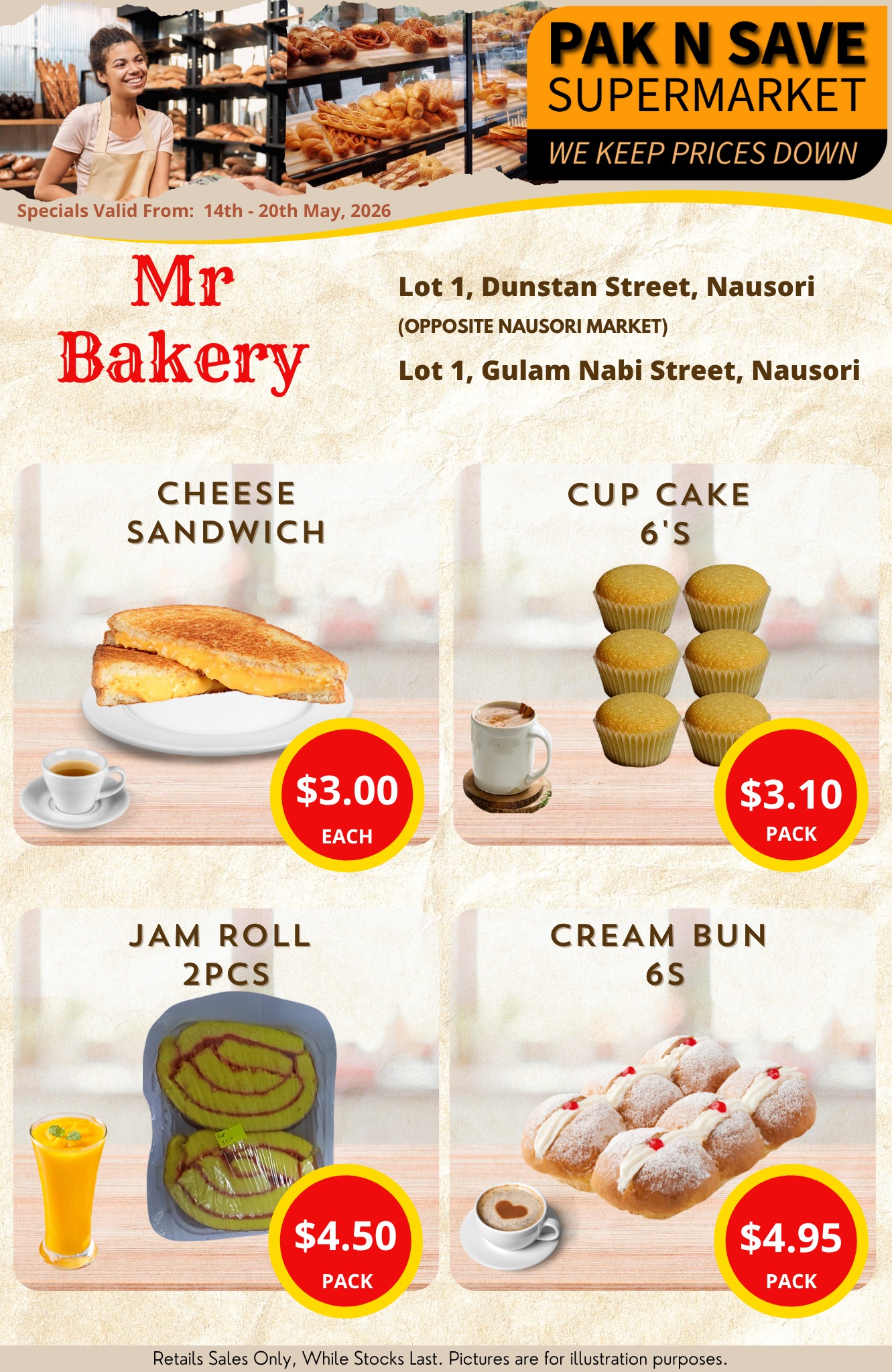 Mr Bakery Weekly Specials