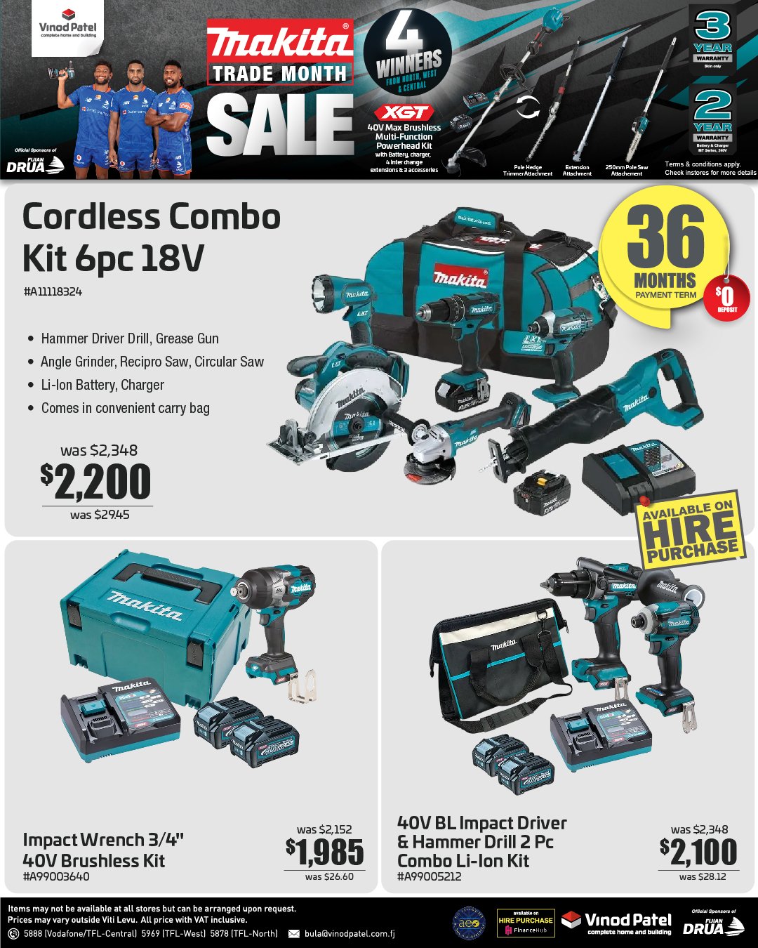 Makita Trade Month Sale – Cordless Combo Kits & Tools - Page 1