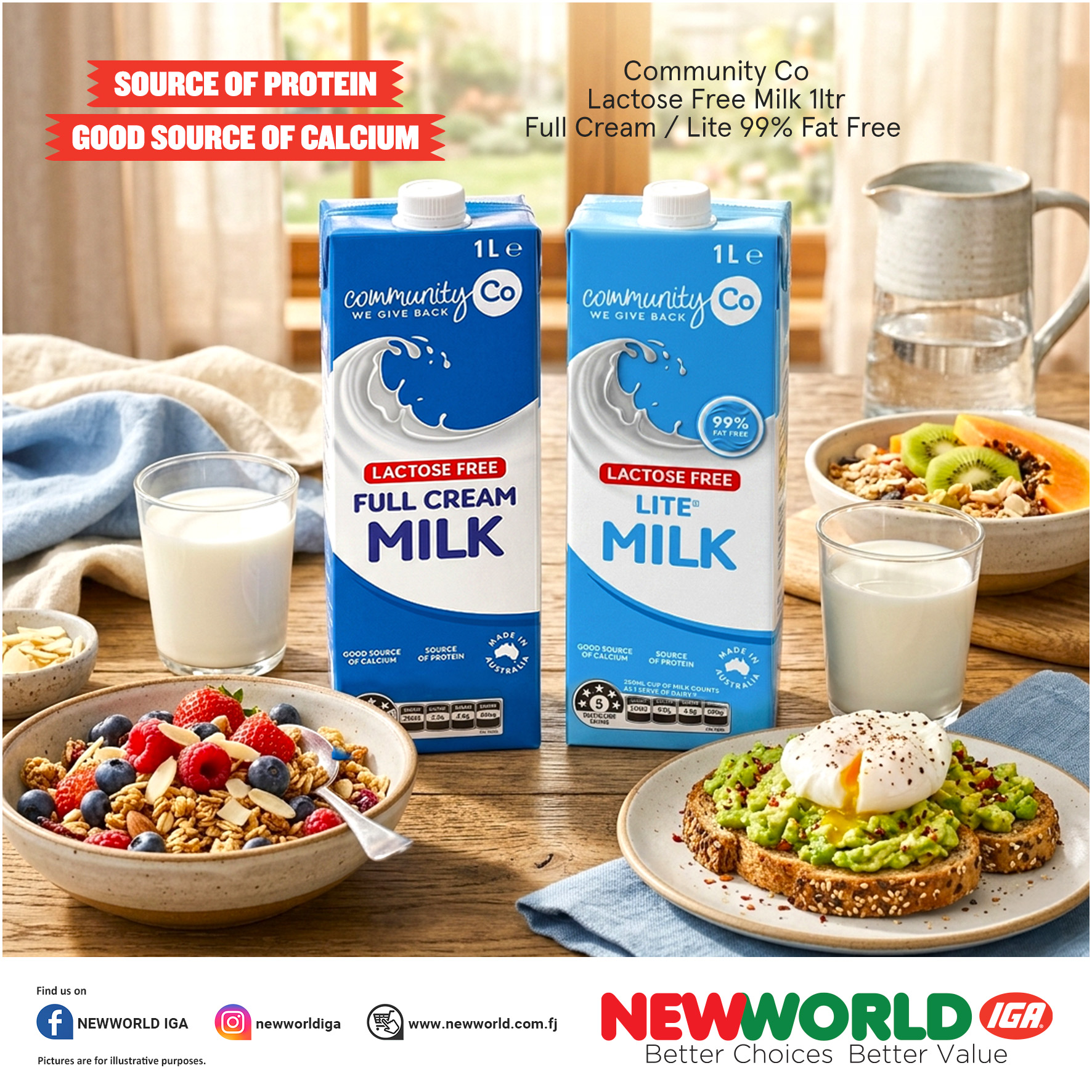 Community Co Lactose Free Milk 1L