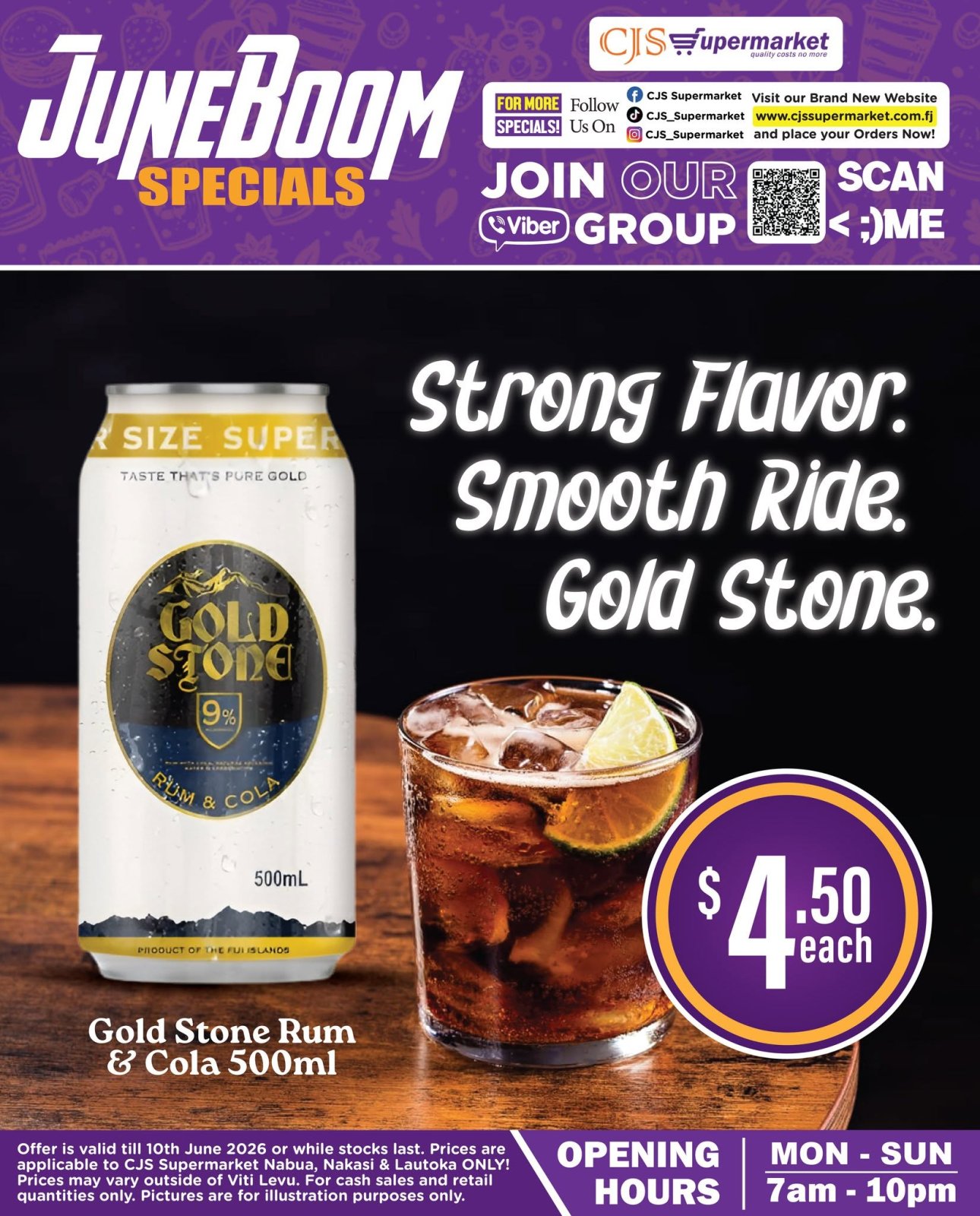 Gold Stone Rum & Cola 500ml