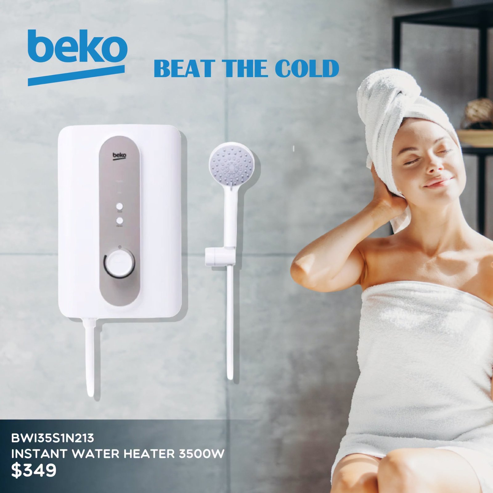 Beko Instant Water Heater 3500W