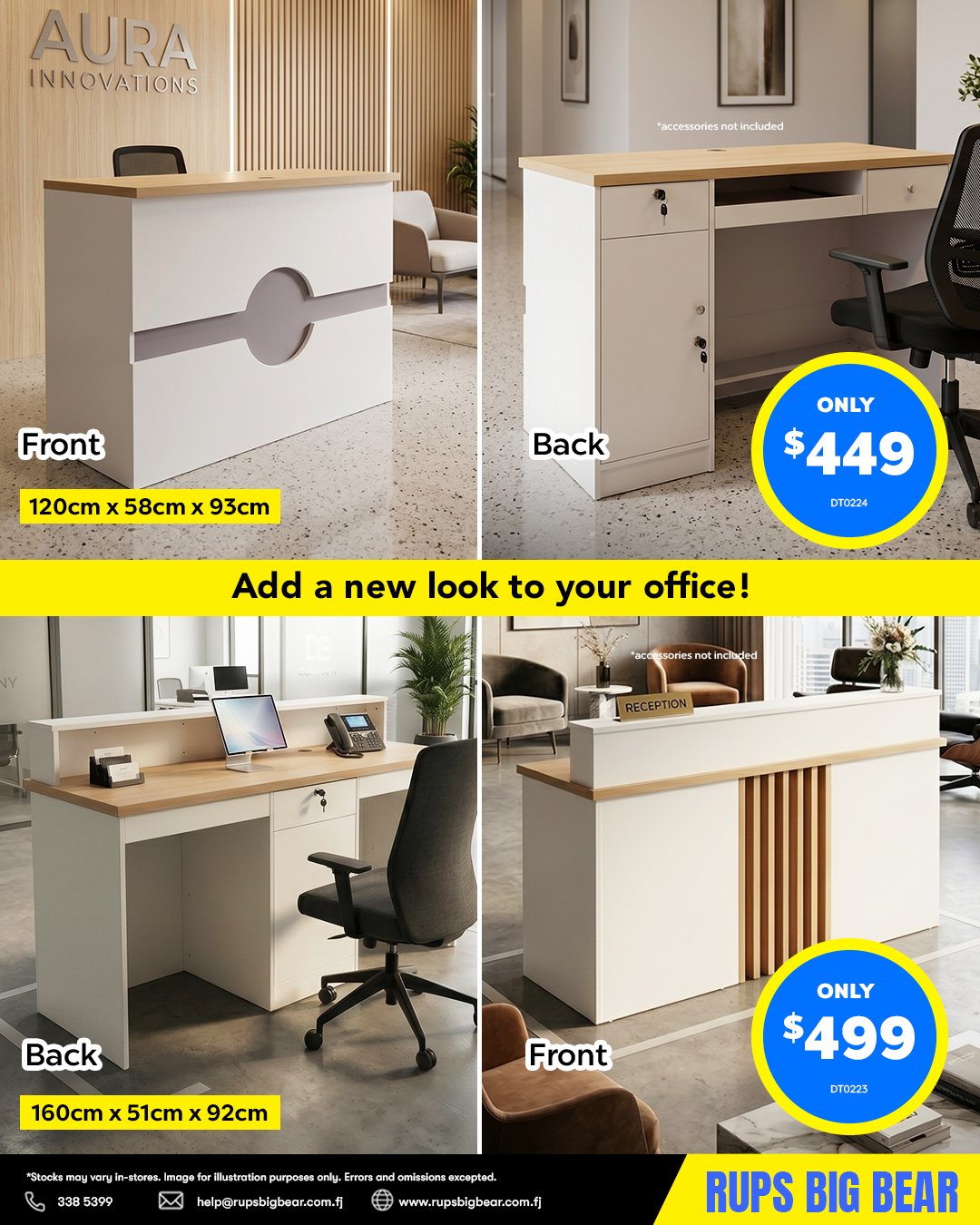 Office Reception Desks & Workstations - Page 1