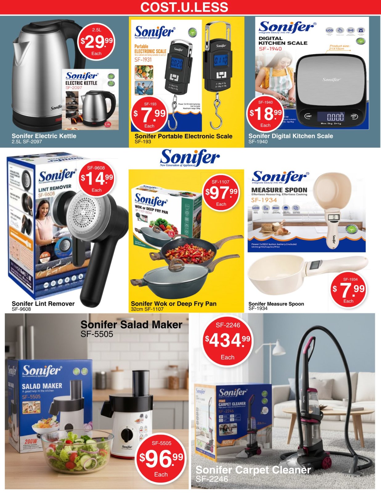 Cost.U.Less Kitchen Appliances & Home Goods Sale - Page 1