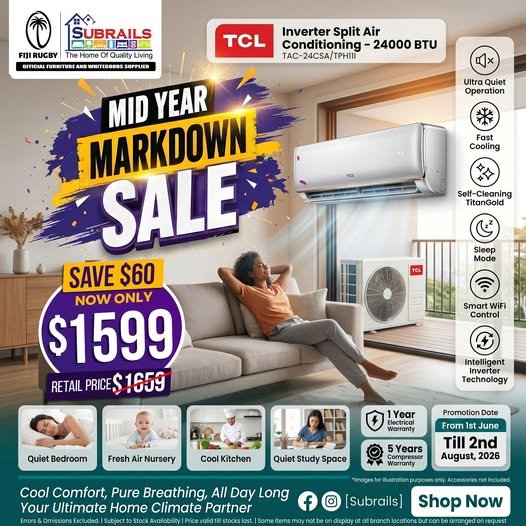 TCL Inverter Split Air Conditioning - 24000 BTU
