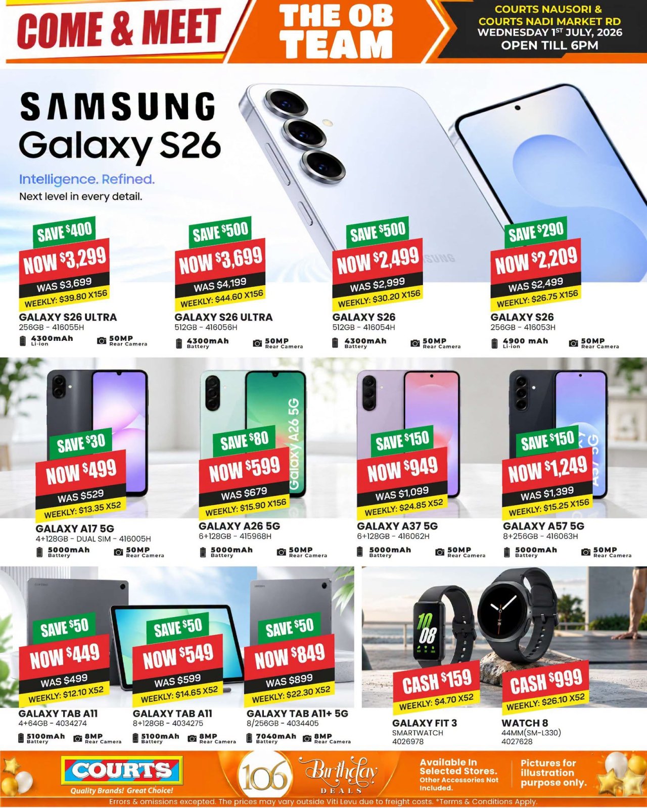 Samsung Galaxy S26 & More – Come & Meet The OB Team