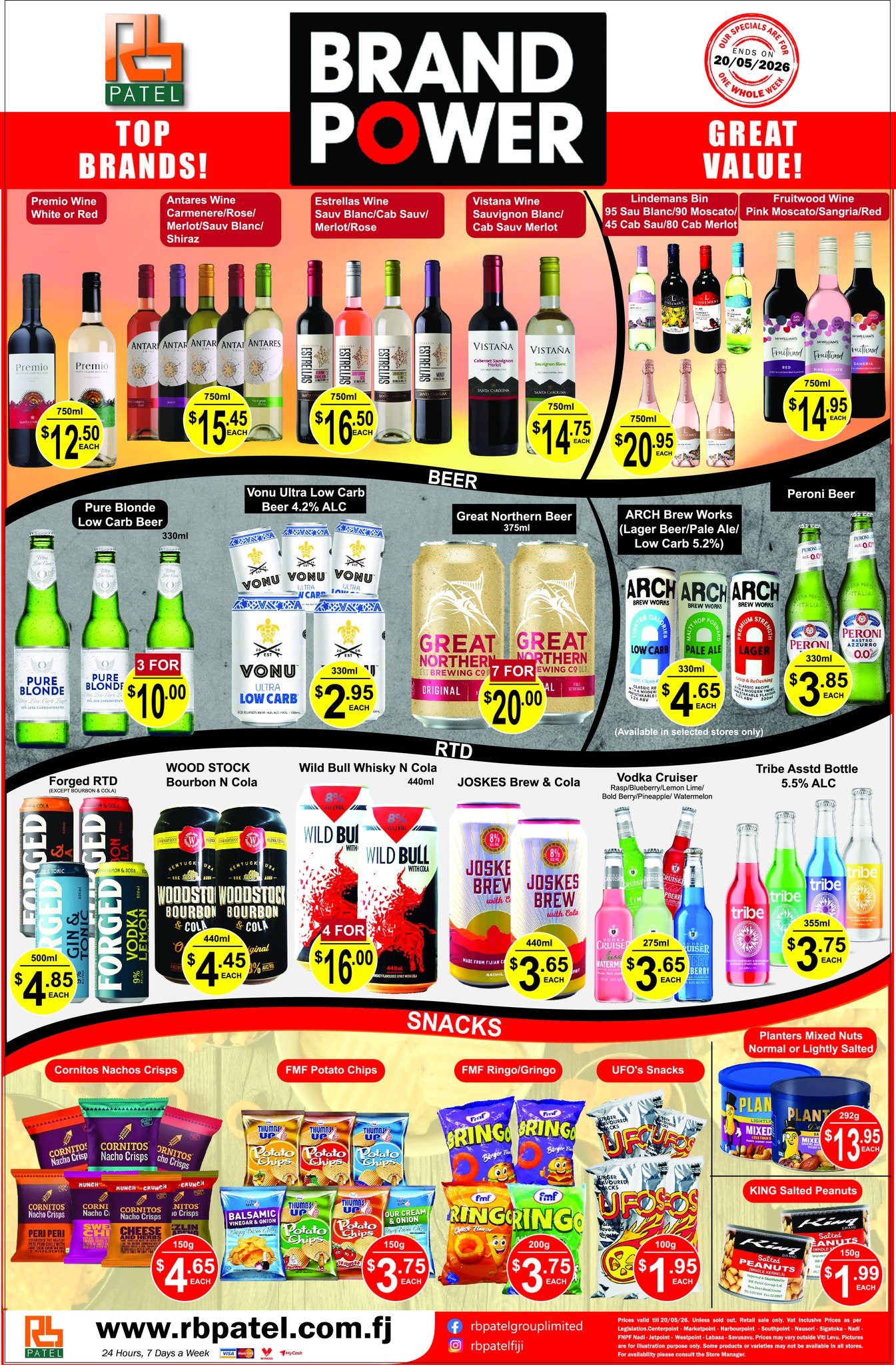 BrandPower Specials at RB Patel