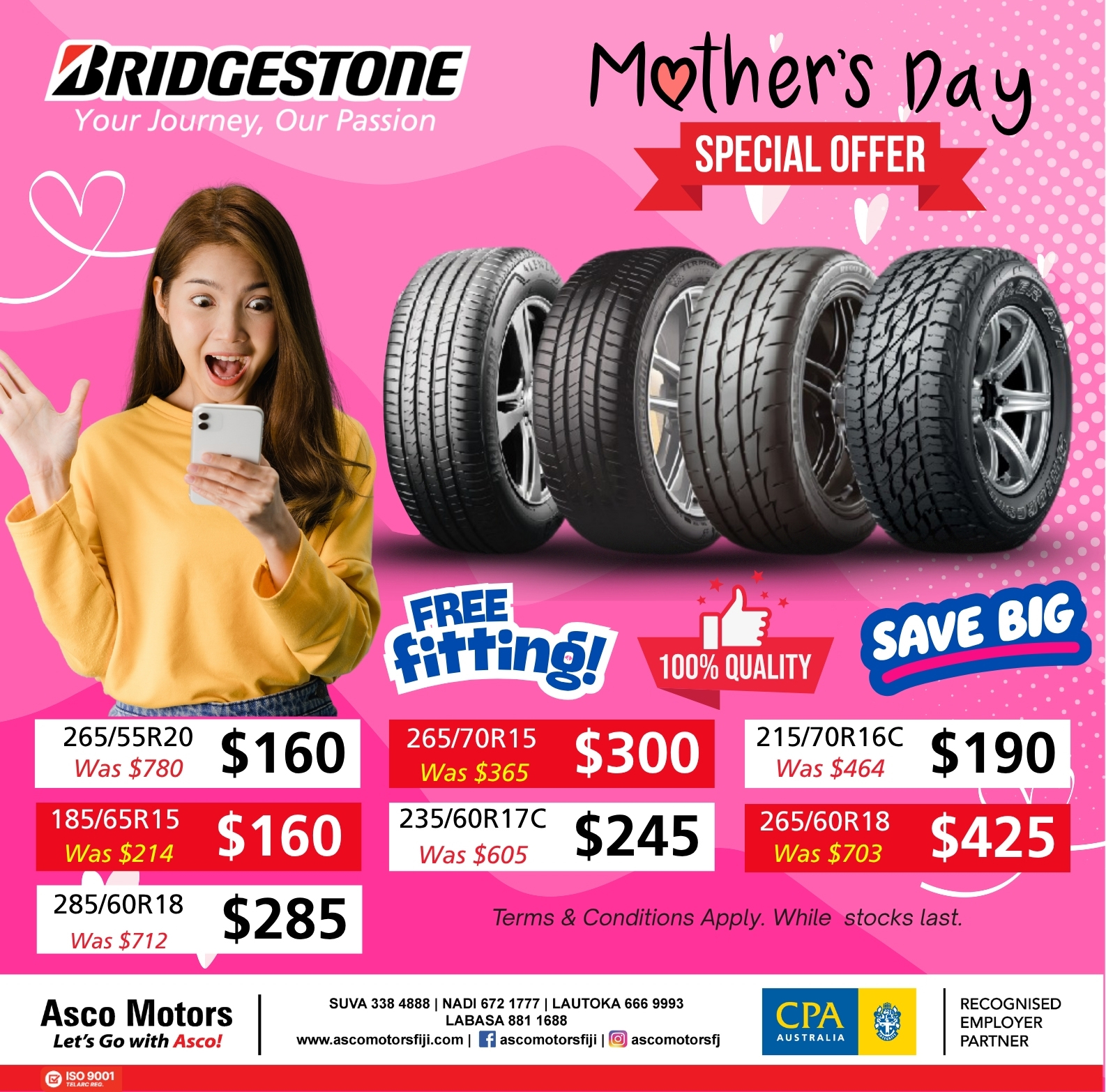 Mother's Day Special – Bridgestone Tyres