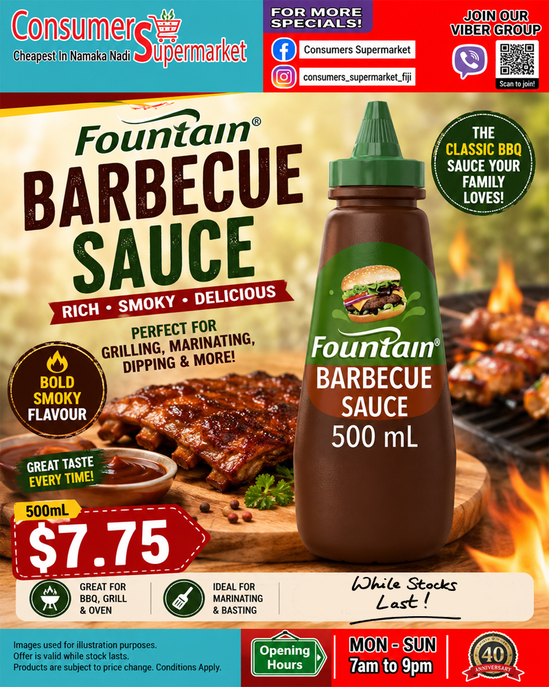 Fountain Barbecue Sauce 500ml