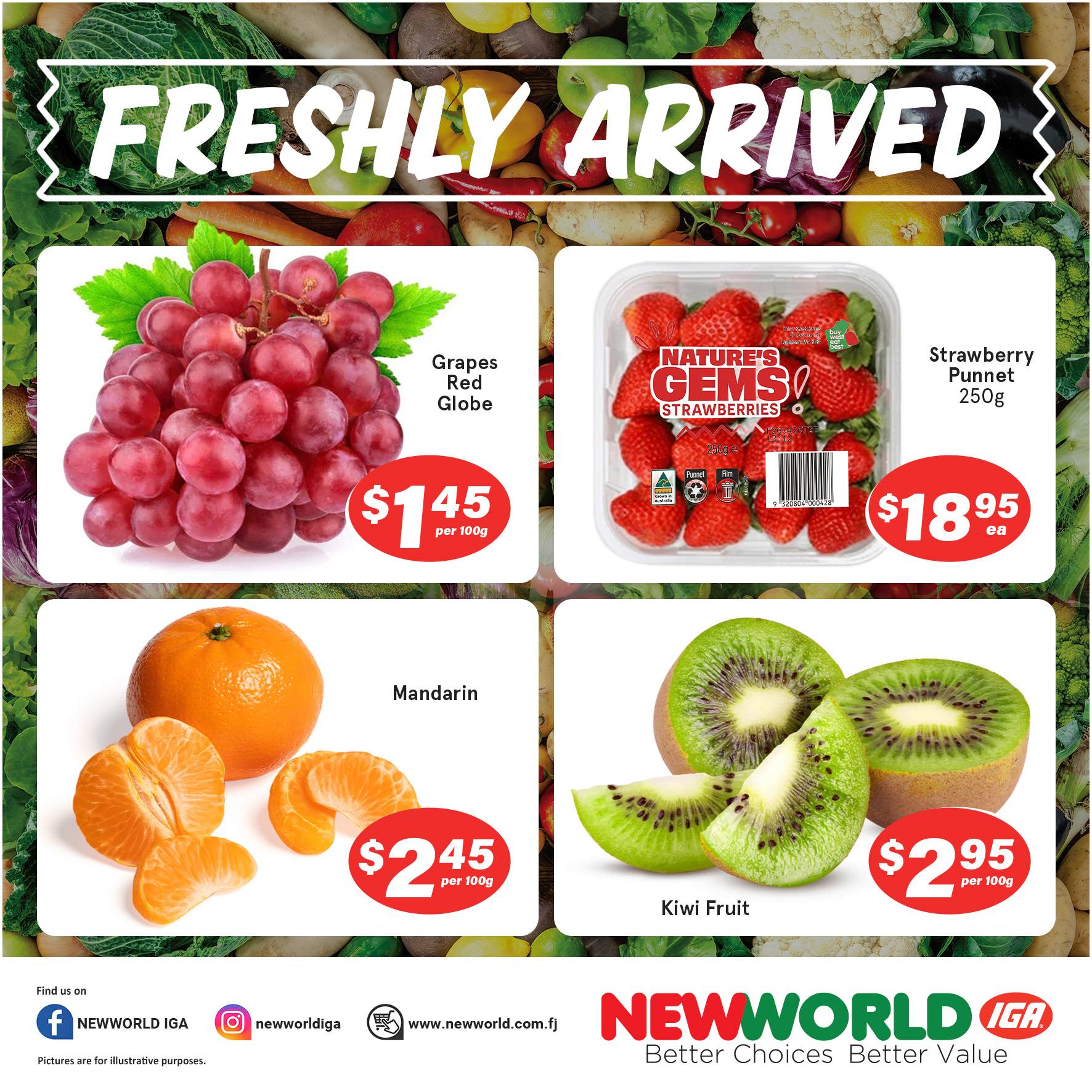 Freshly Arrived - Fresh Produce Specials