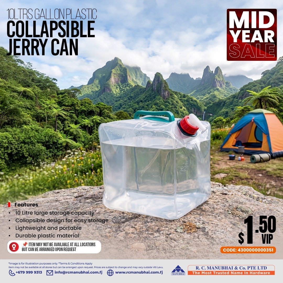 10L Gallon Plastic Collapsible Jerry Can