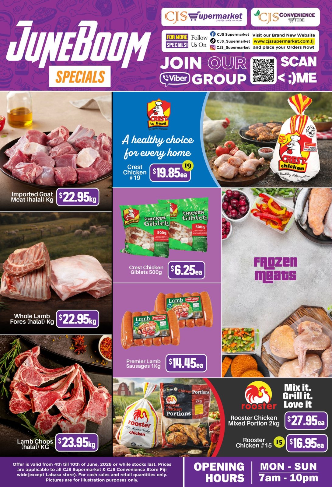 June Boom Specials - Frozen Meats & Poultry - Page 1