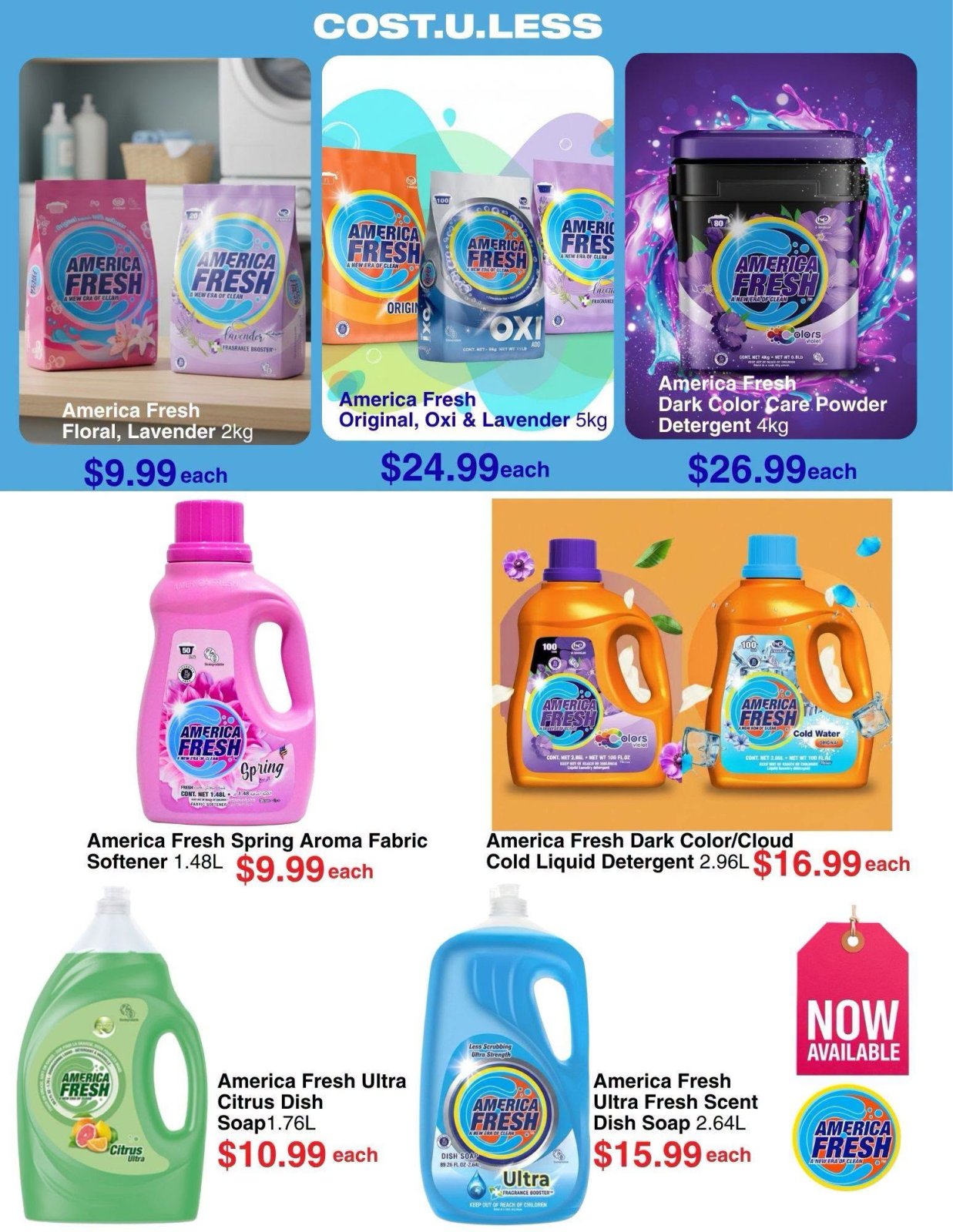 America Fresh Laundry & Cleaning Products