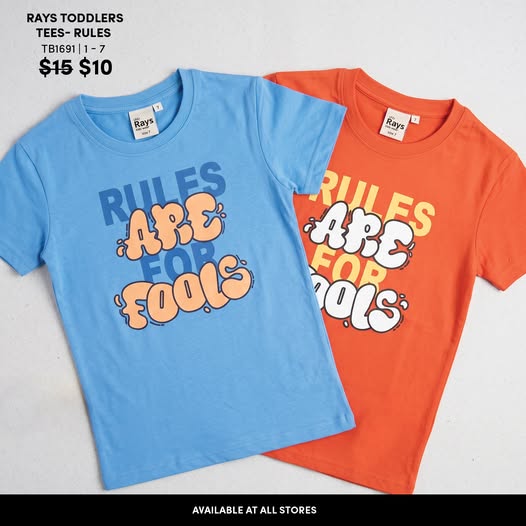 Rays Toddlers Tees - Rules