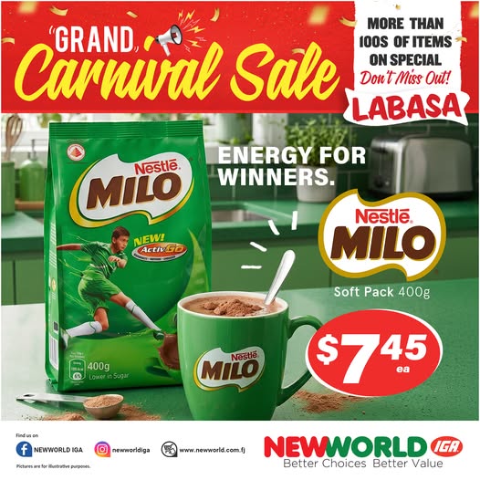 Grand Carnival Sale - Nestlé MILO
