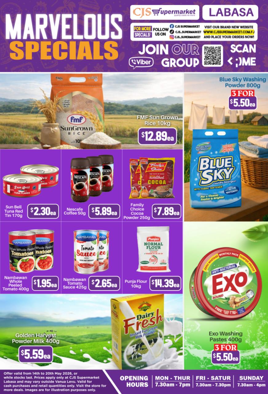Marvelous Specials - Multi-Product Supermarket Flyer