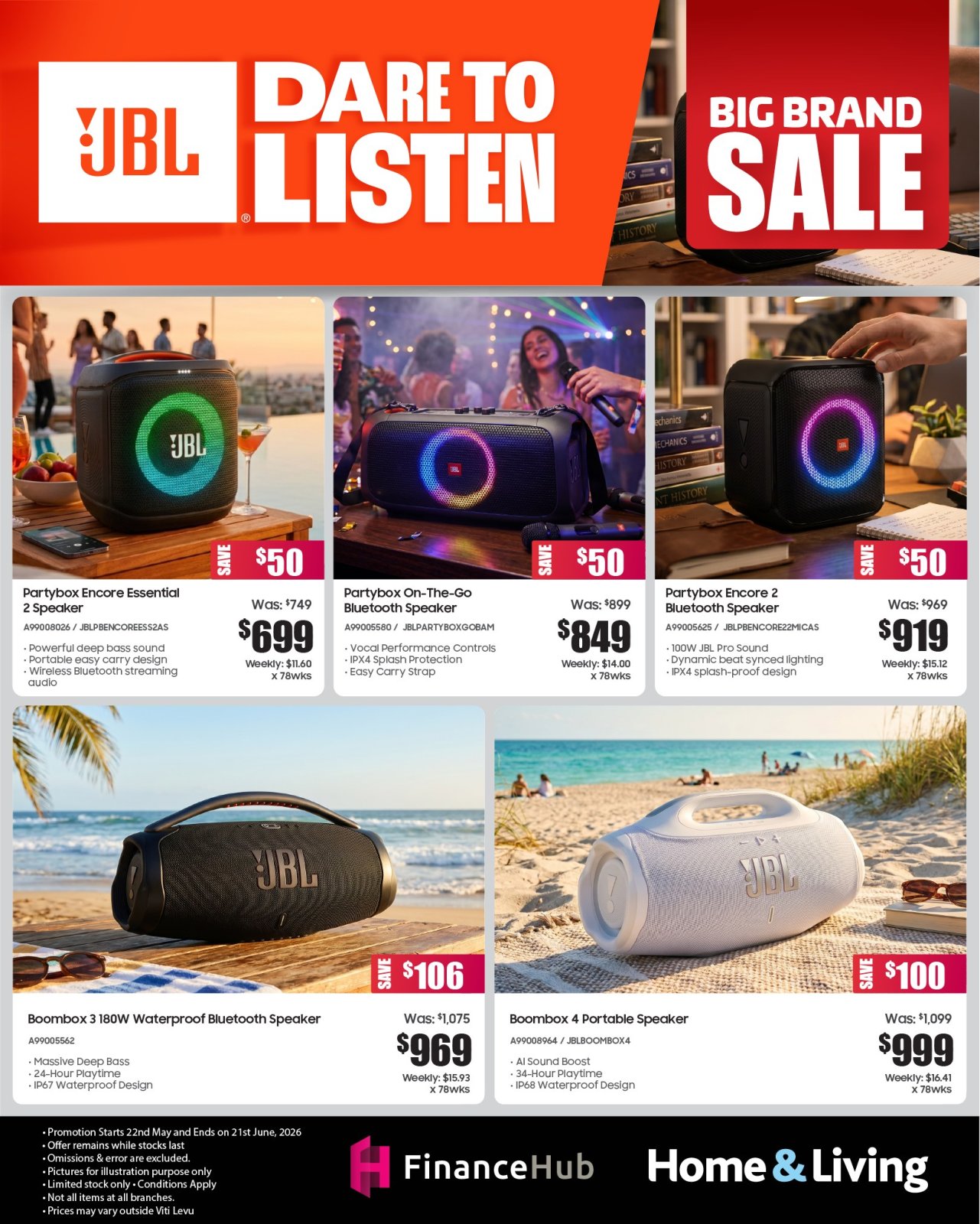JBL Dare to Listen Big Brand Sale - Page 1