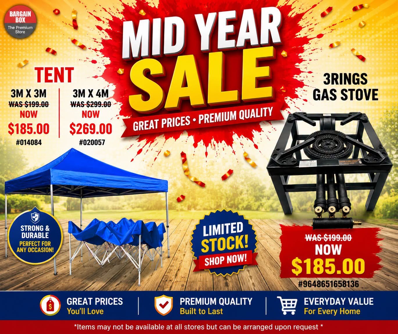 Mid Year Sale – Outdoor Essentials