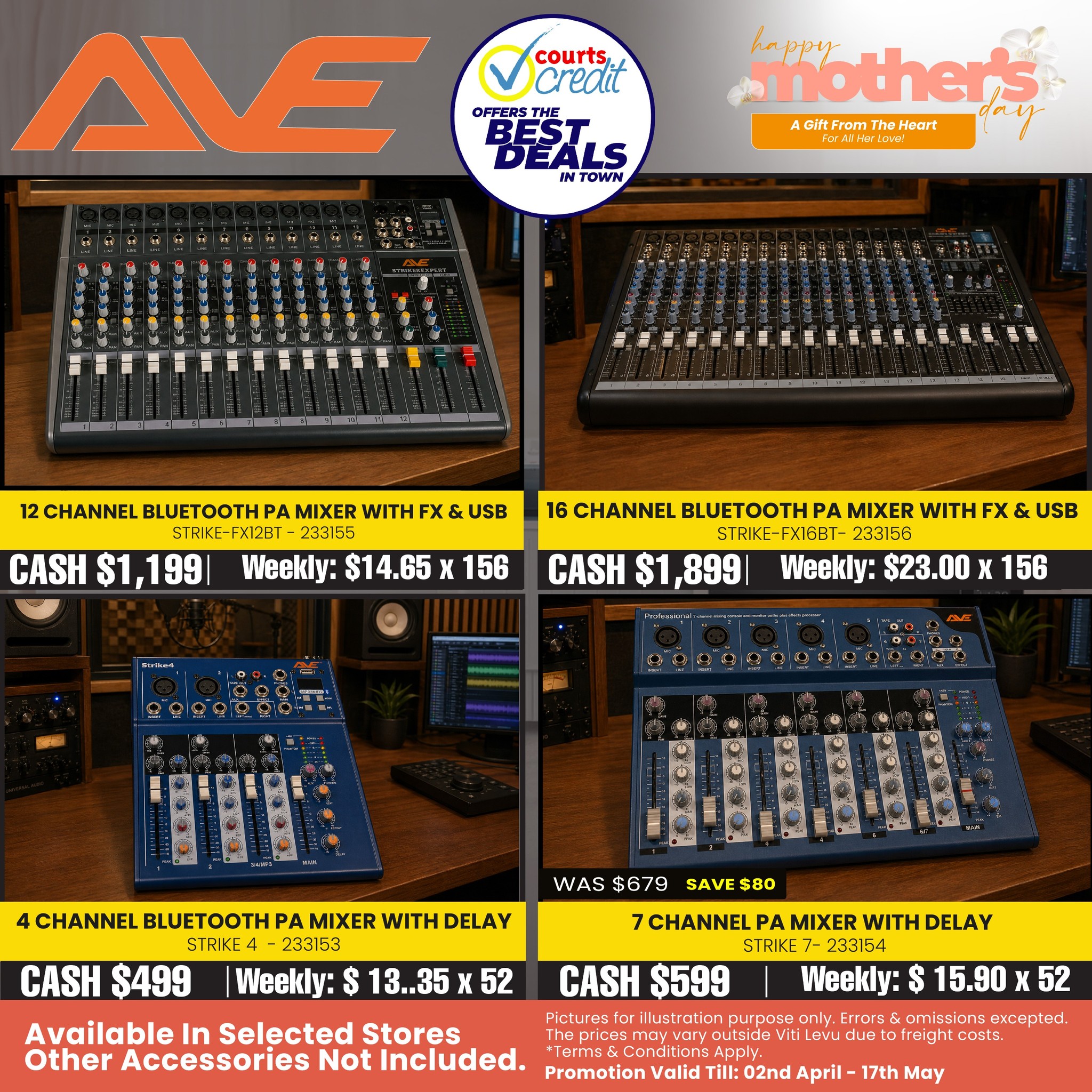 AVE Bluetooth PA Mixers – Best Deals in Town