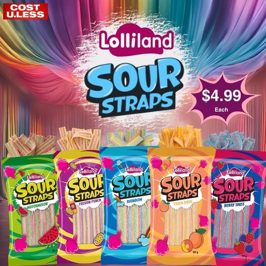 Lolliland Sour Straps 160g