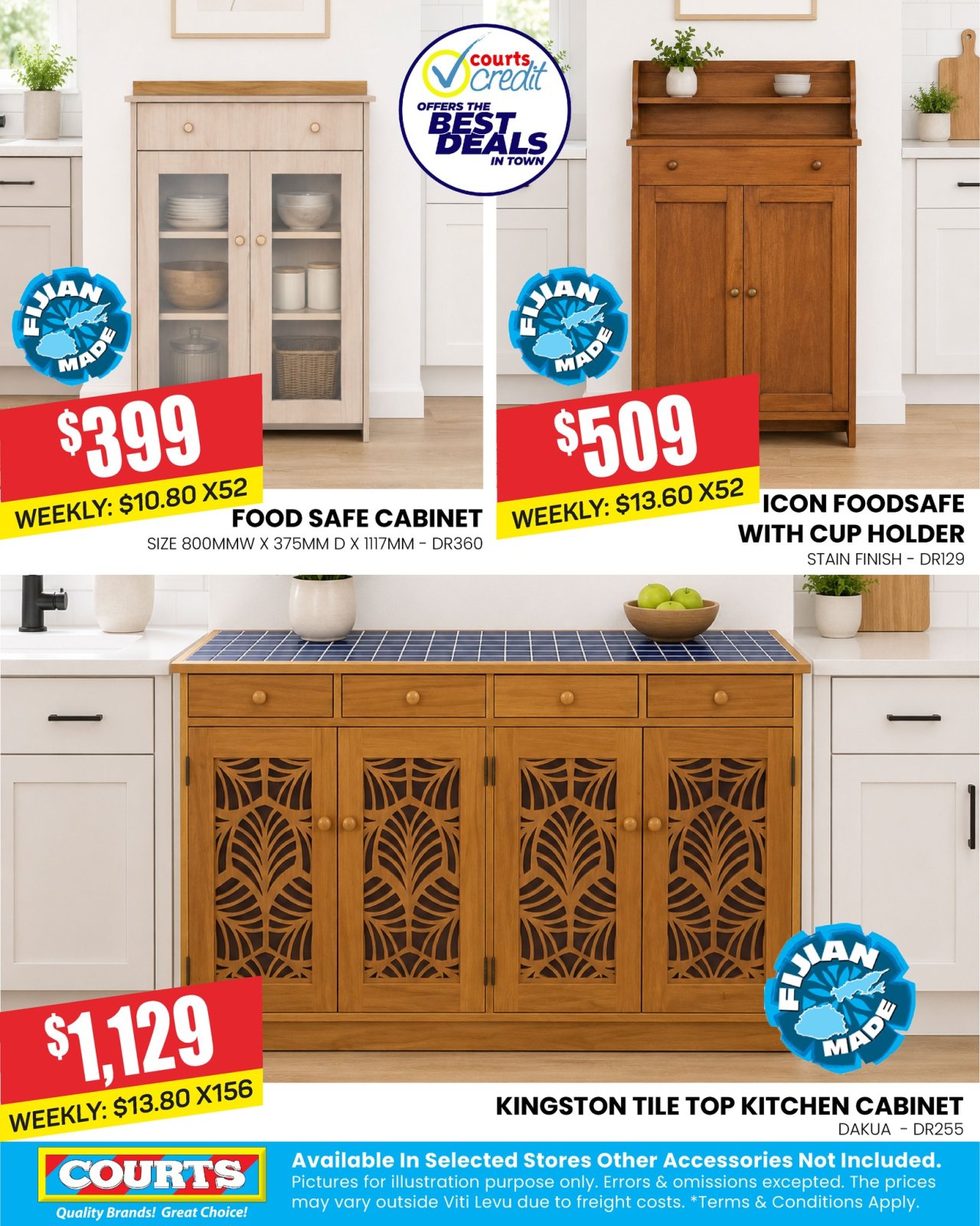 Locally Made Kitchen & Food Safe Cabinets - Page 1