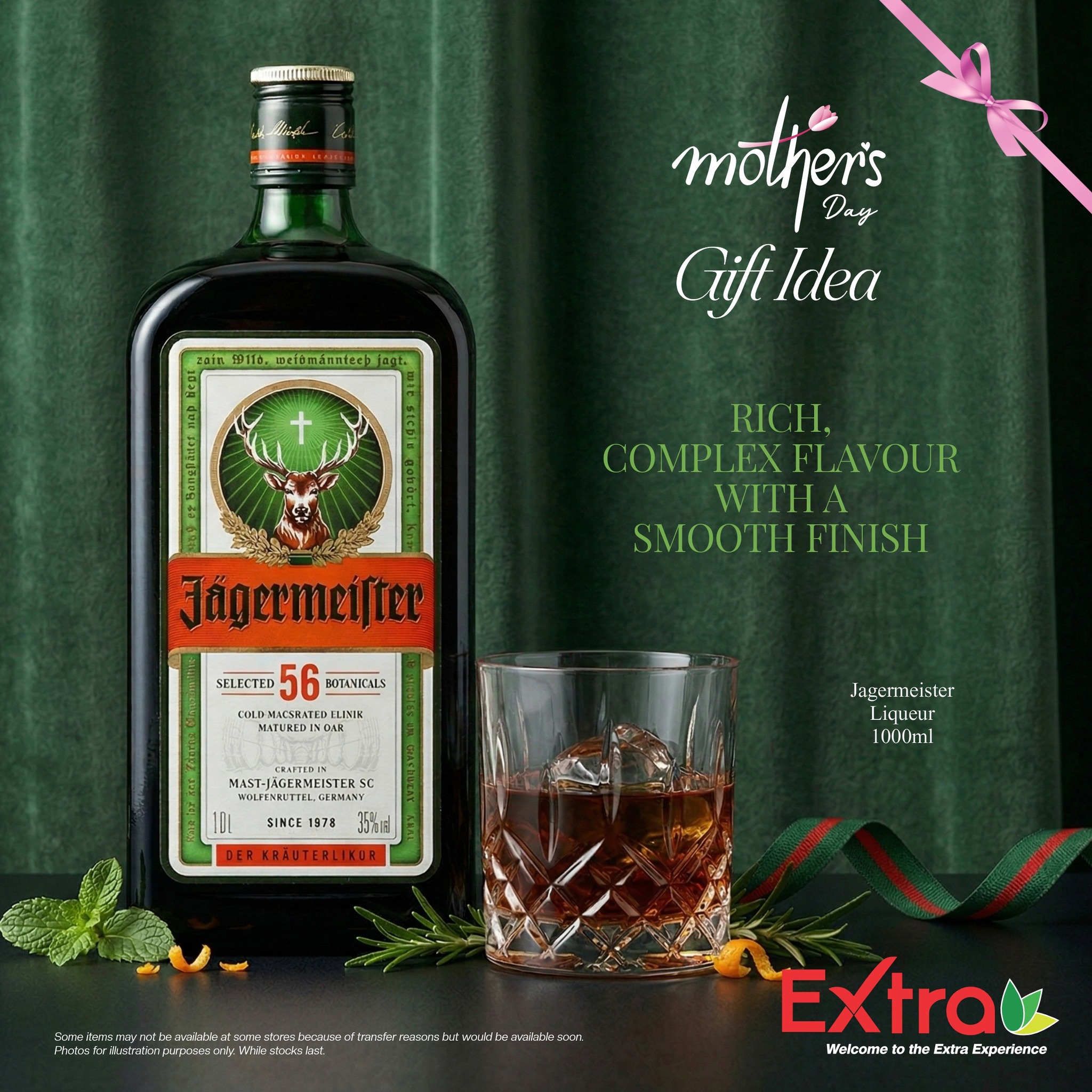 Jagermeister Liqueur 1000ml - $145.00each