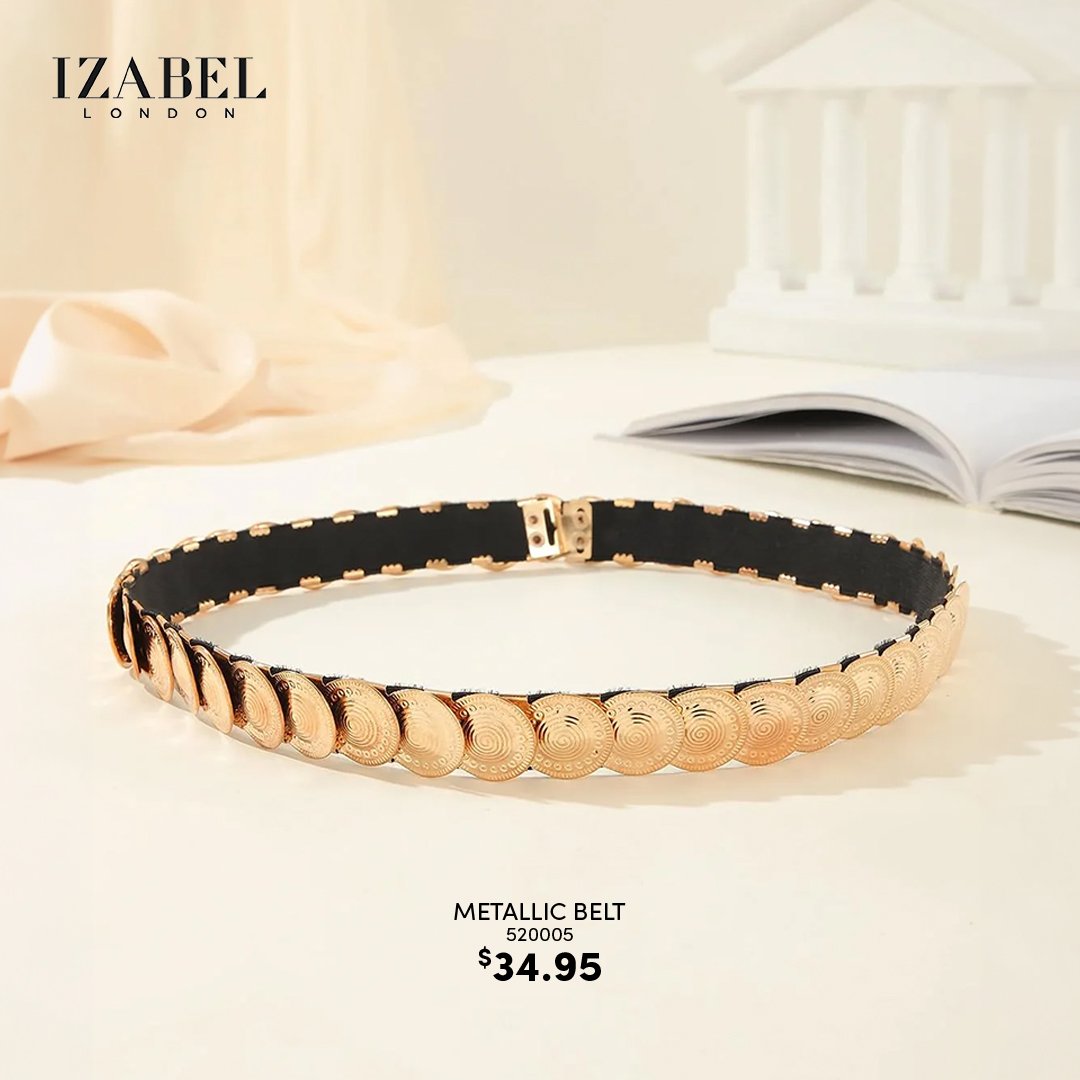 Metallic Belt by Izabel London